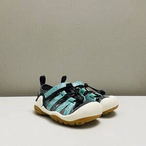 KEEN H2 Newport Kids Hiking Water Sandals Steel Grey/Waterfall 1026168 Size 11